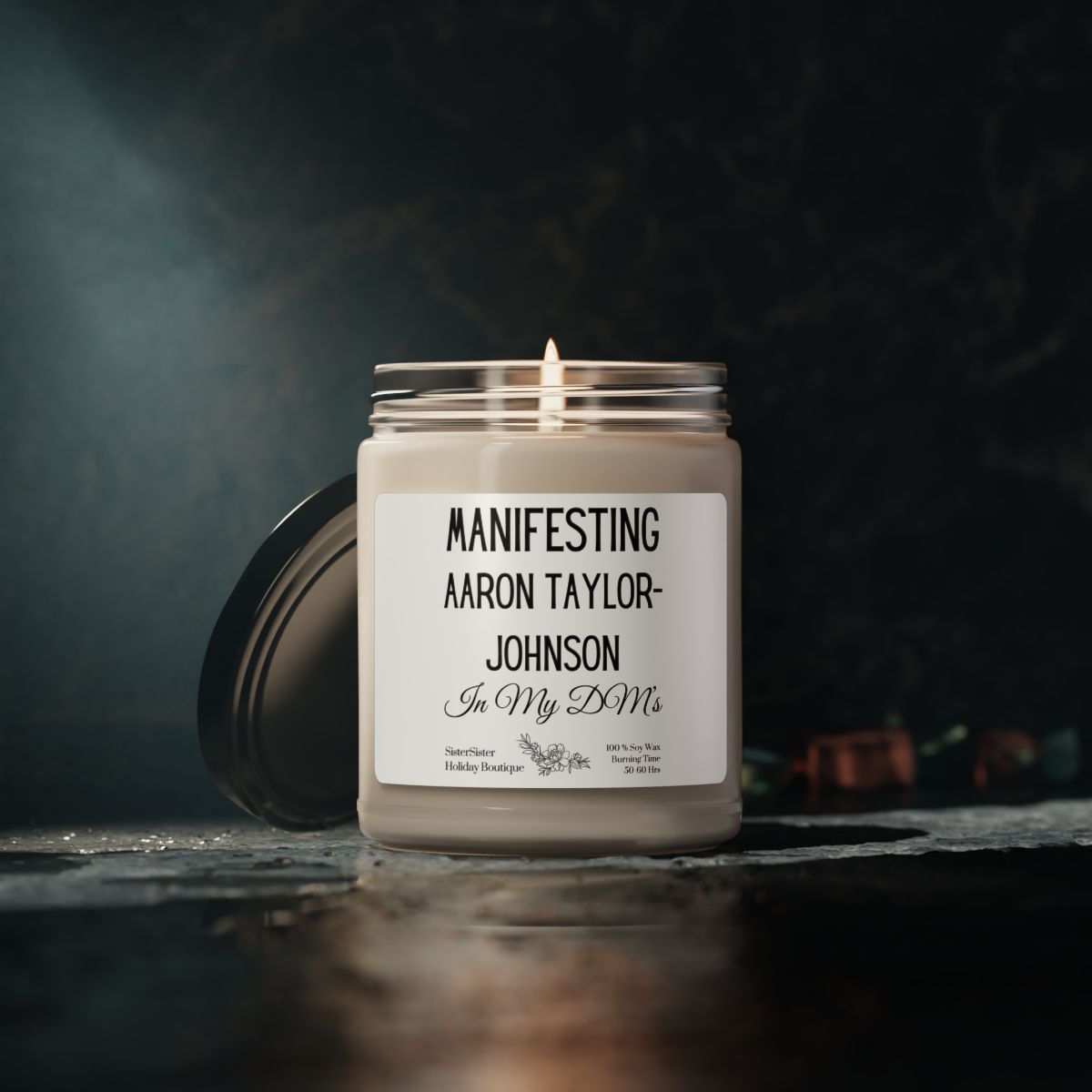 Manifesting Aaron Taylor-Johnson my DMs Candle 9oz